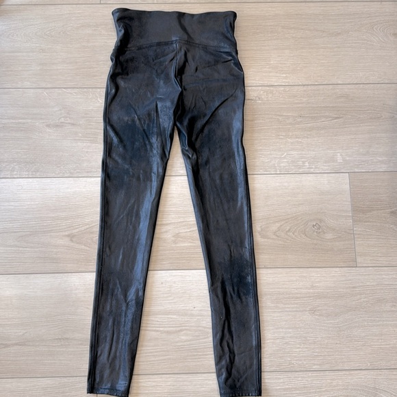 Spanx Faux Leather Leggings Women’s Size Medium - Picture 5 of 5